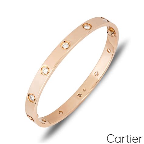 diamond love bracelet cartier|cartier love bracelet price guide.